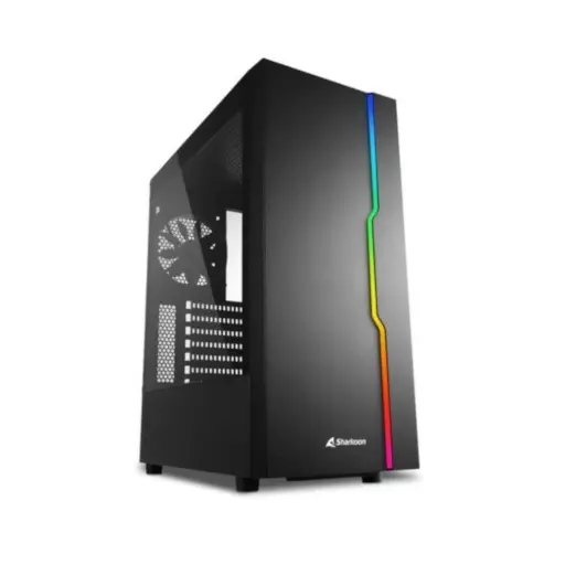 [4044951029846] PC- Case Sharkoon RGB Slider Black