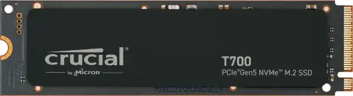 [CT1000T700SSD3] SSD Crucial 1TB T700 CT1000T700SSD3 PCIe 5.0 x4 M.2 NVME Gen5